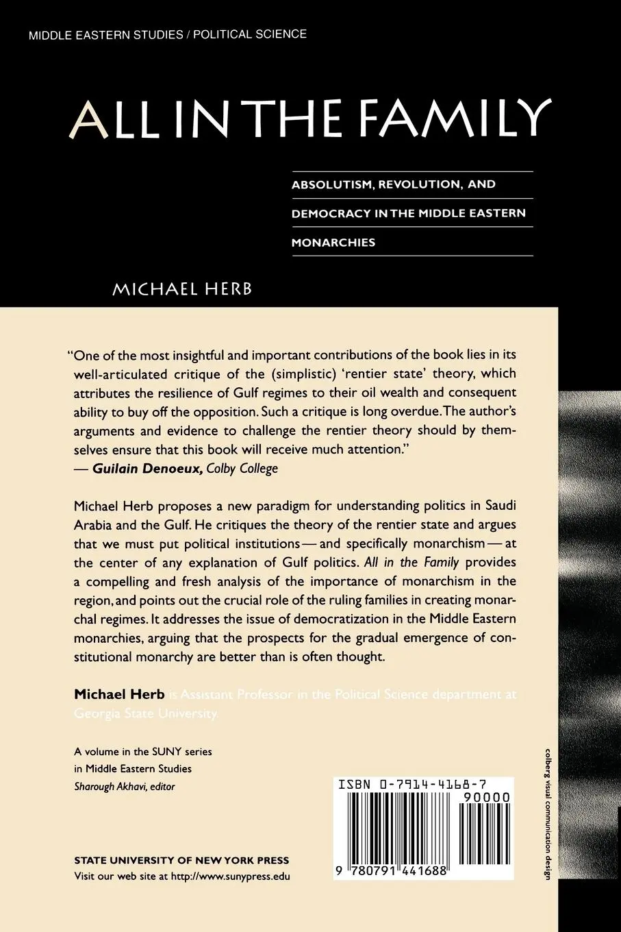 Rückseite: 9780791441688 | All in the Family | Michael Herb | Taschenbuch | Englisch | 1999