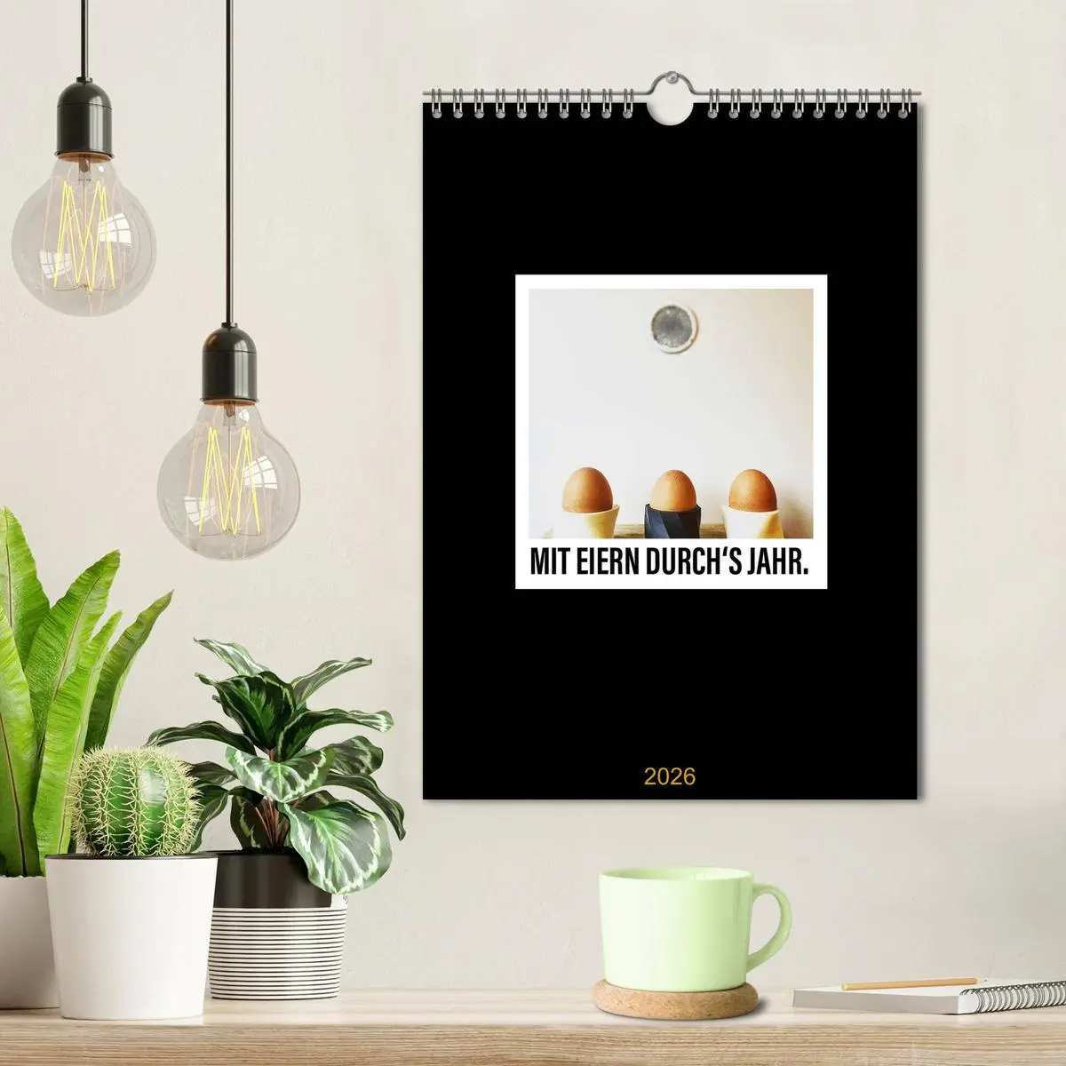 Bild: 9783516391688 | Mit Eiern durch's Jahr. (Wandkalender 2026 DIN A4 hoch), CALVENDO...