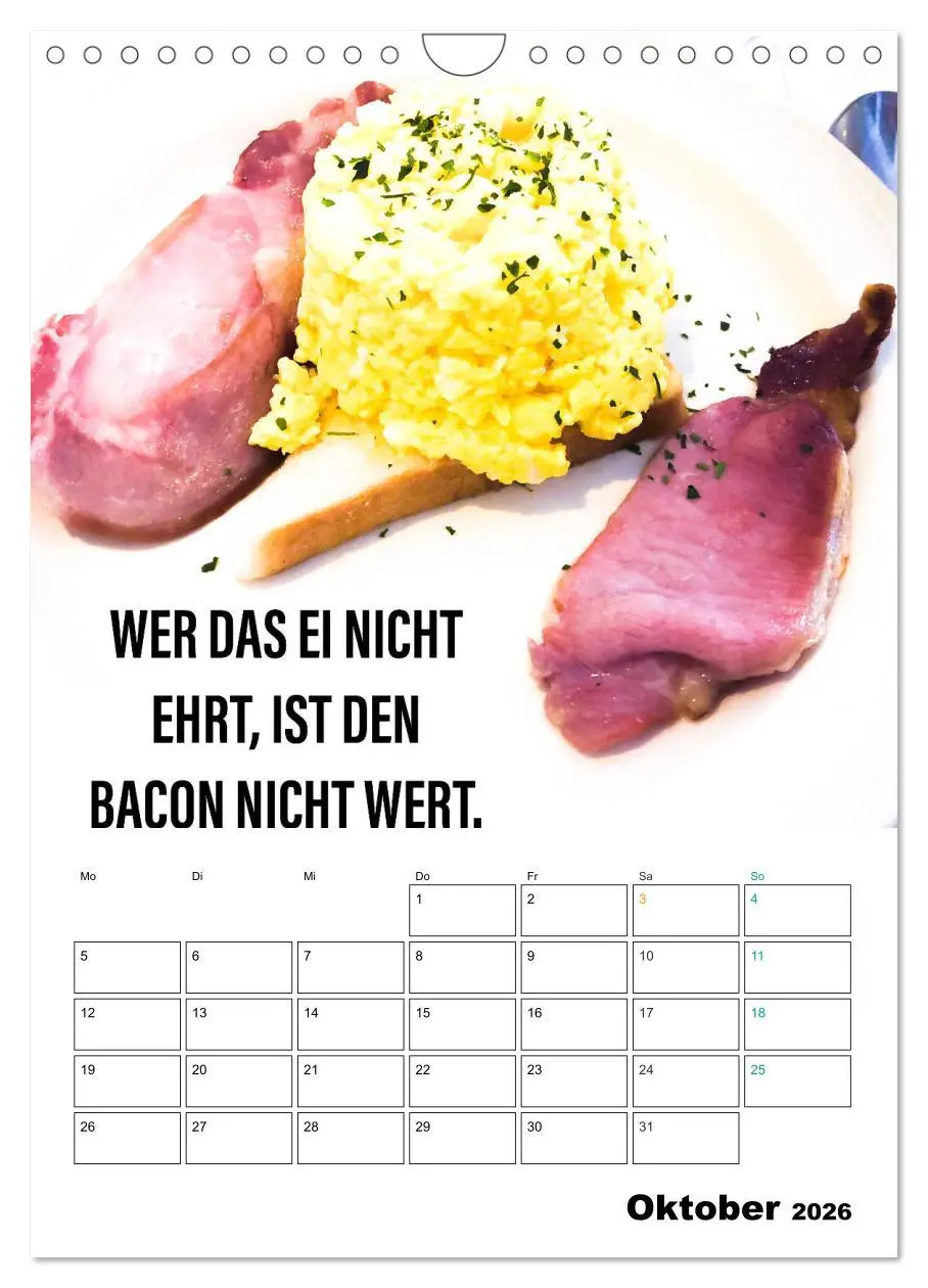 Bild: 9783516391688 | Mit Eiern durch's Jahr. (Wandkalender 2026 DIN A4 hoch), CALVENDO...