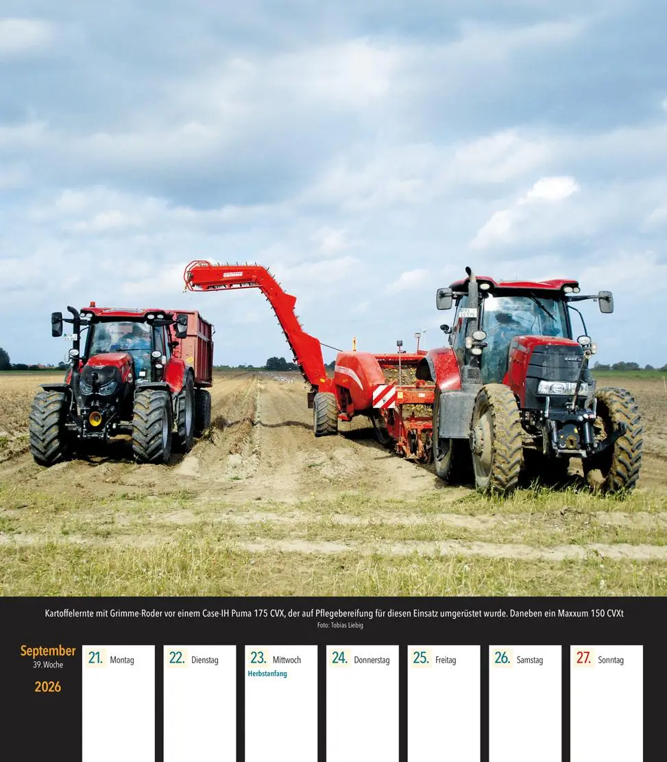 Bild: 9783751611688 | IHC Traktoren 2026 | Wochenkalender mit 53 Abbildungen | Kalender