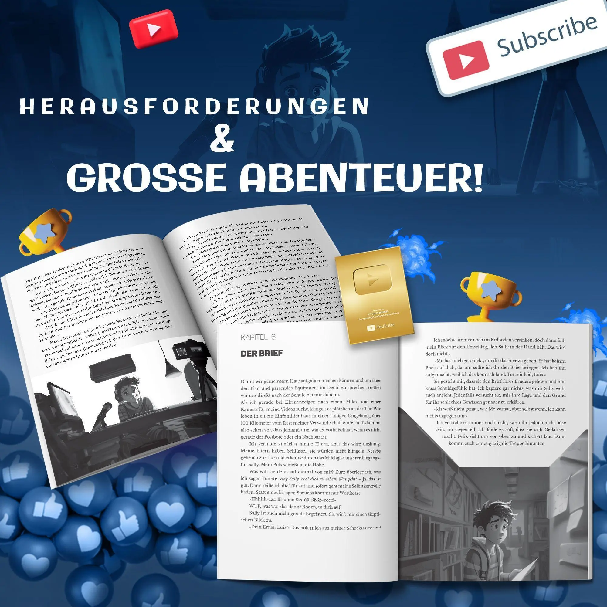 Bild: 9783968901688 | Auf der Jagd nach dem goldenen Play Button | LukasBS | LukasBS | Buch Bild: 9783968901688 | Auf der Jagd nach dem goldenen Play Button | LukasBS | LukasBS | Buch