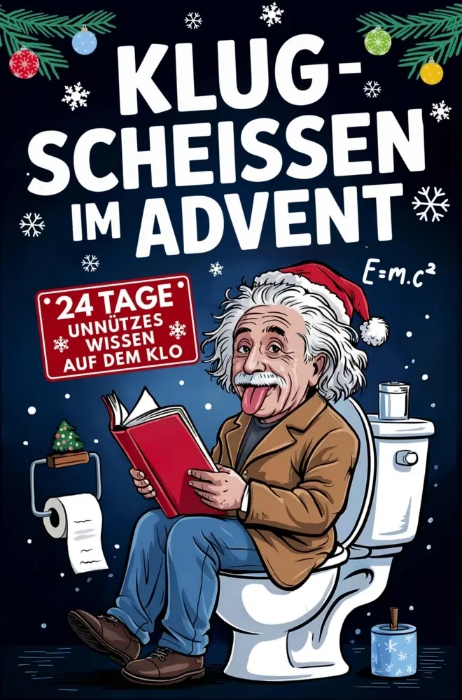 Cover: 9789403831688 | Klugscheissen im Advent - 24 Tage unnützes Wissen für das stille...