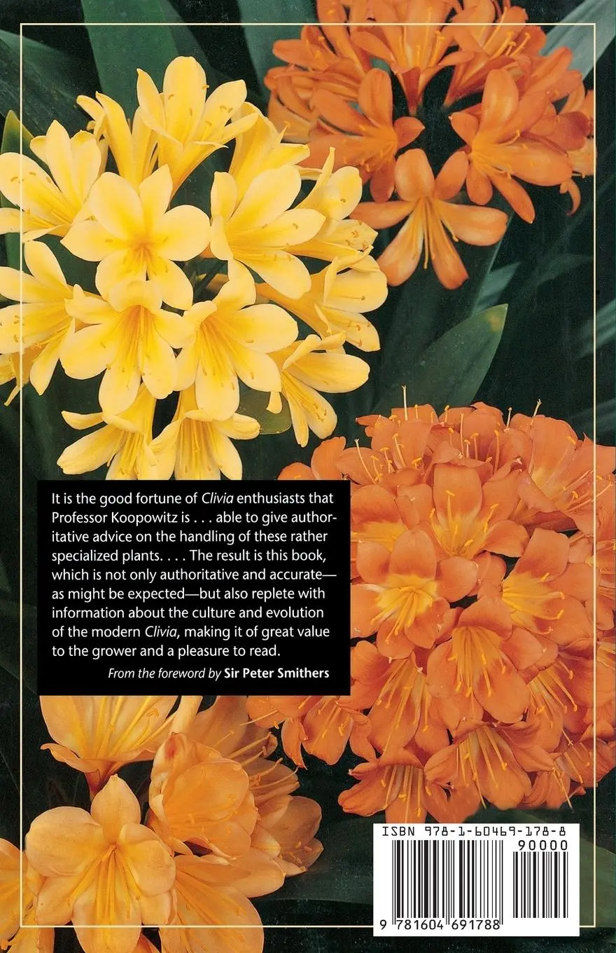 Rückseite: 9781604691788 | Clivias | Harold Koopowitz | Taschenbuch | Paperback | Englisch | 2010