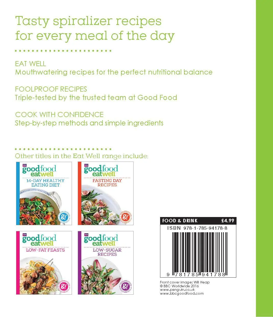 Rückseite: 9781785941788 | Good Food Eat Well: Spiralizer Recipes | Good Food Guides | Buch