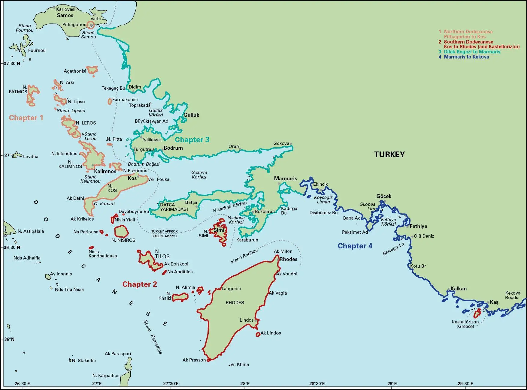 Bild: 9781786791788 | East Aegean | Greek Dodecanese islands and the Turkish coast from the