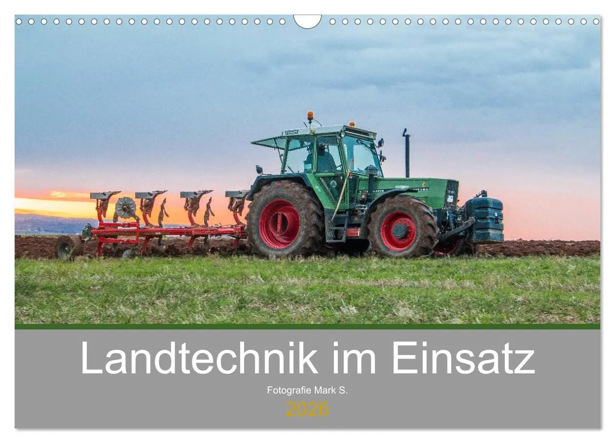 Cover: 9783457741788 | Landtechnik im Einsatz (Wandkalender 2026 DIN A3 quer), CALVENDO...