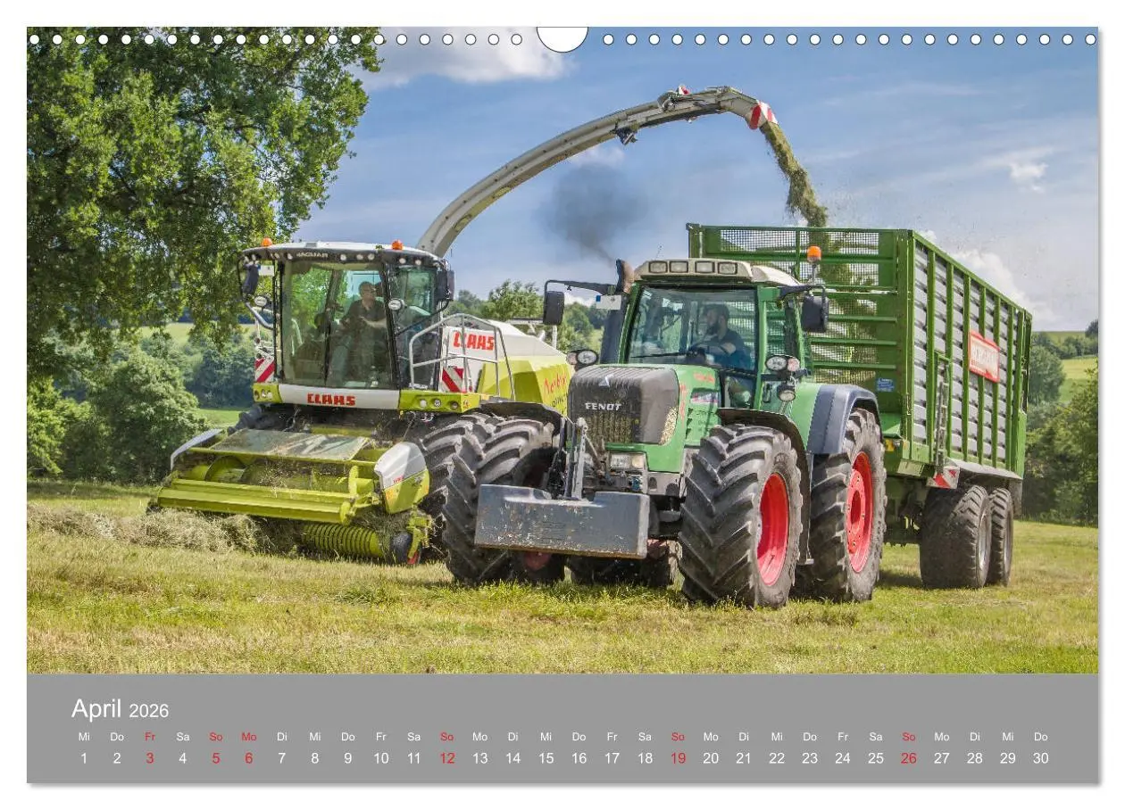 Bild: 9783457741788 | Landtechnik im Einsatz (Wandkalender 2026 DIN A3 quer), CALVENDO...