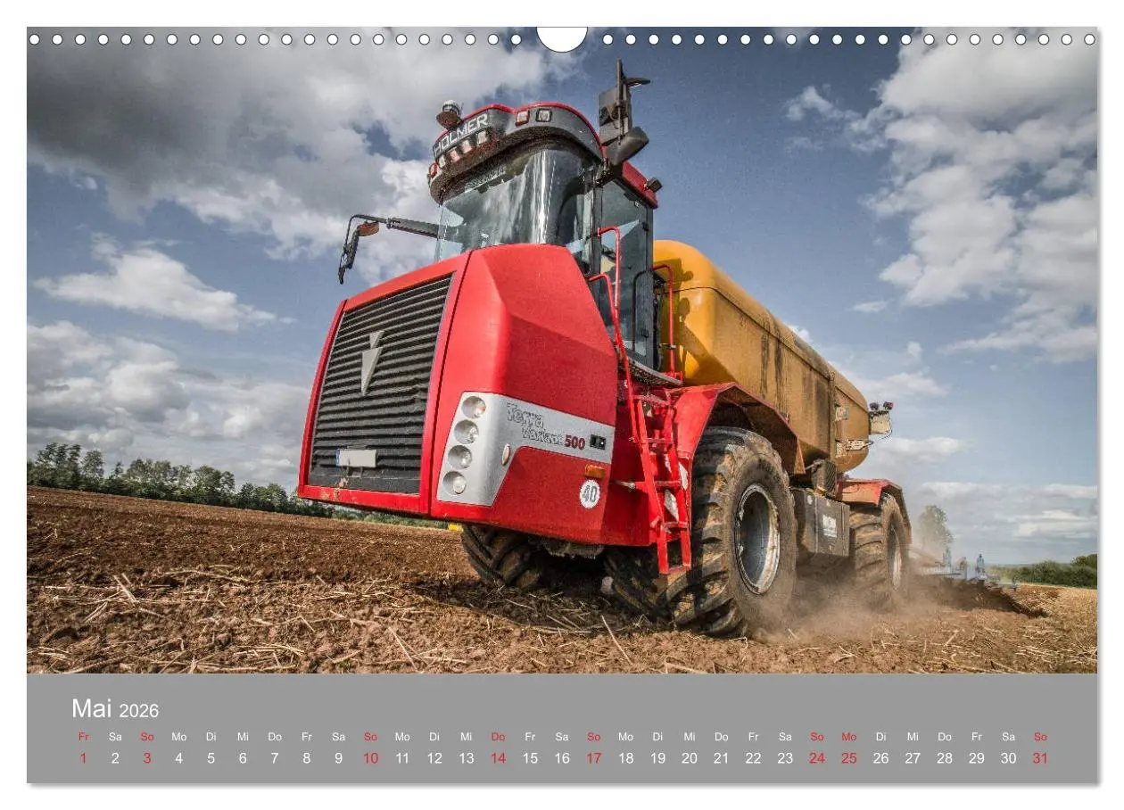 Bild: 9783457741788 | Landtechnik im Einsatz (Wandkalender 2026 DIN A3 quer), CALVENDO...