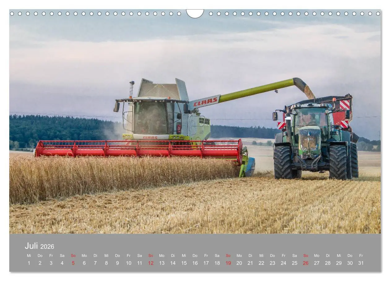 Bild: 9783457741788 | Landtechnik im Einsatz (Wandkalender 2026 DIN A3 quer), CALVENDO...