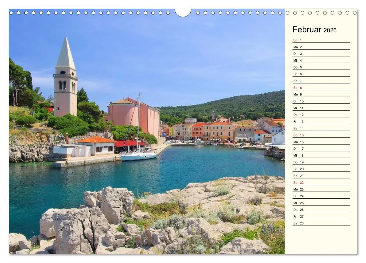 Bild: 9783457981788 | Kroatien (Wandkalender 2026 DIN A3 quer), CALVENDO Monatskalender