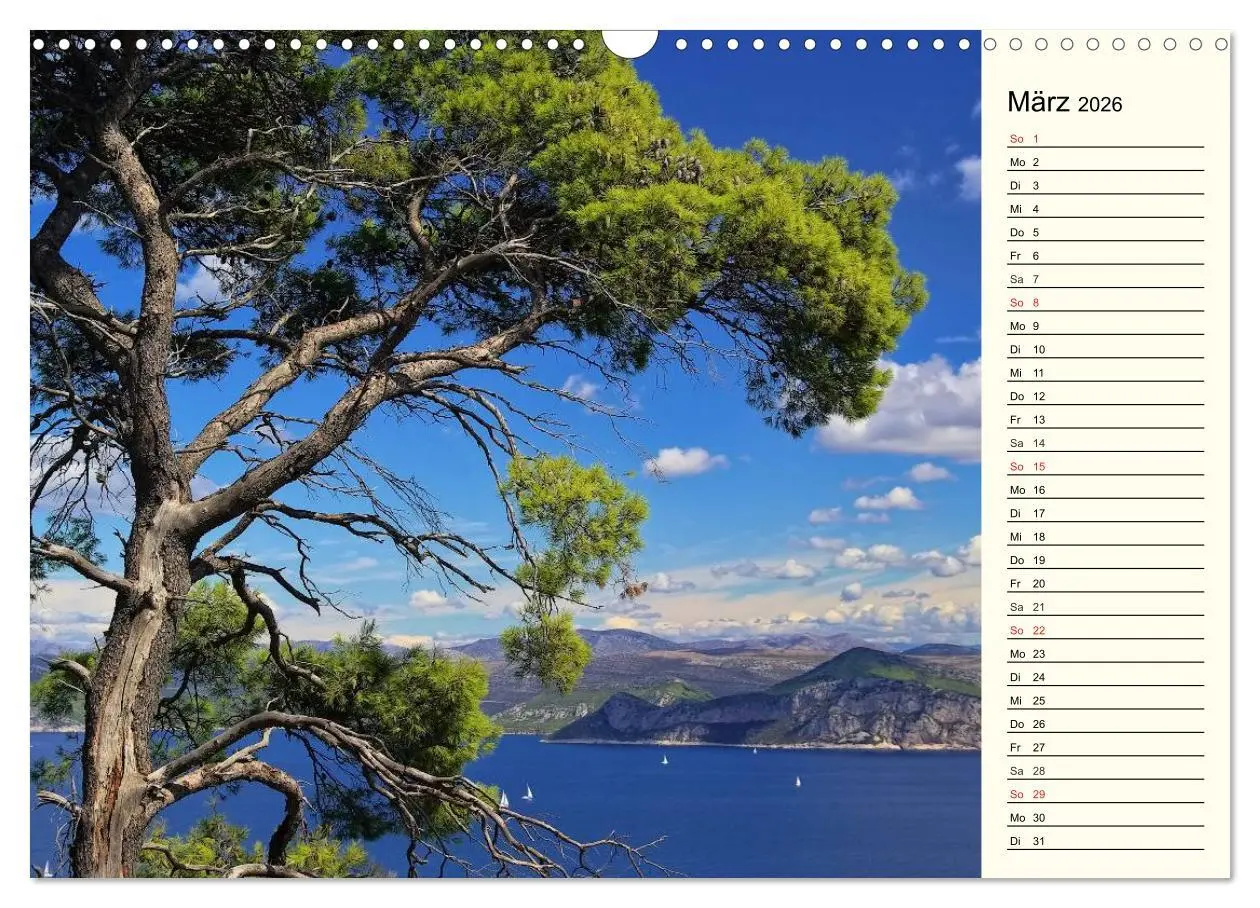 Bild: 9783457981788 | Kroatien (Wandkalender 2026 DIN A3 quer), CALVENDO Monatskalender