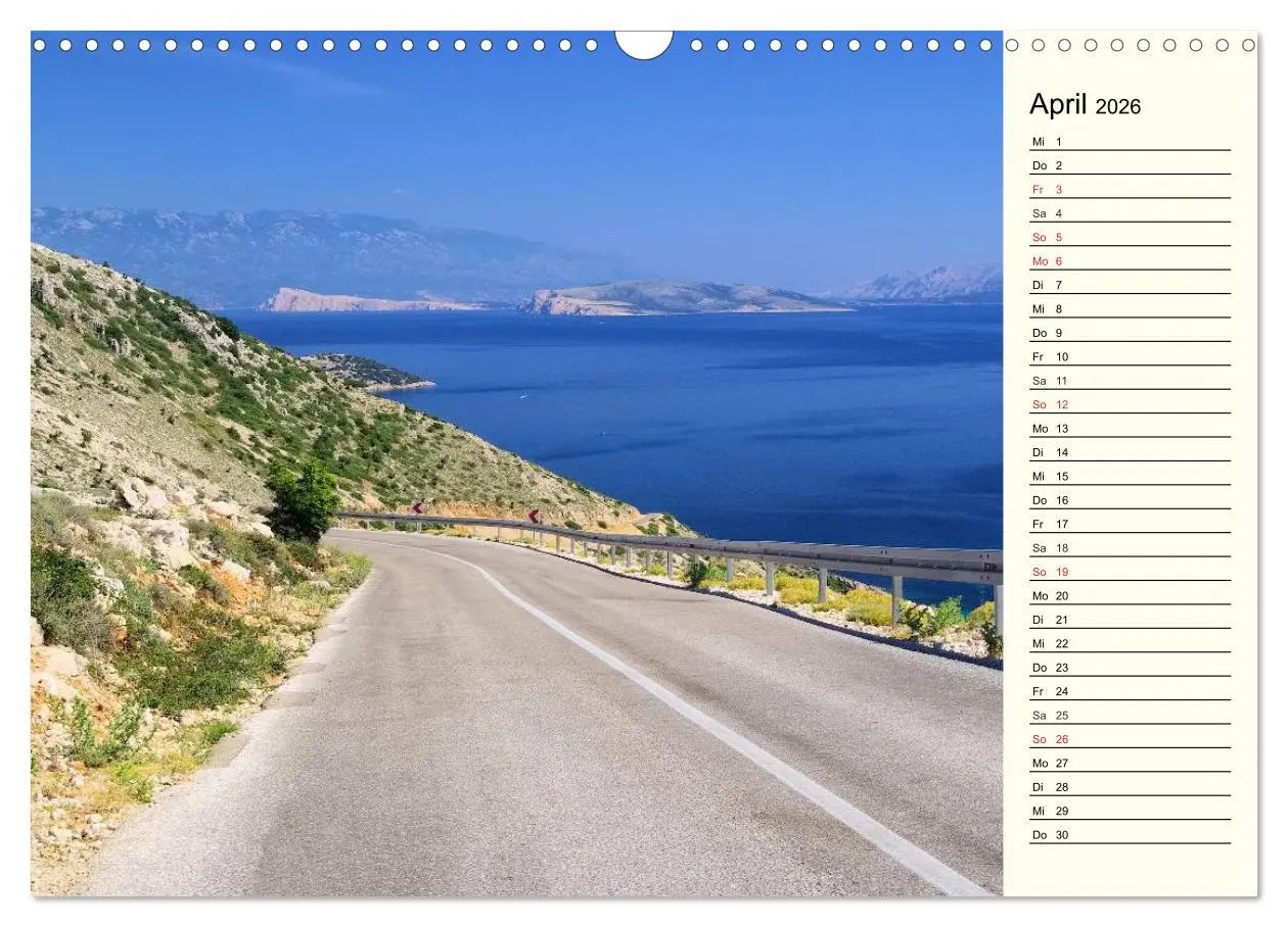 Bild: 9783457981788 | Kroatien (Wandkalender 2026 DIN A3 quer), CALVENDO Monatskalender