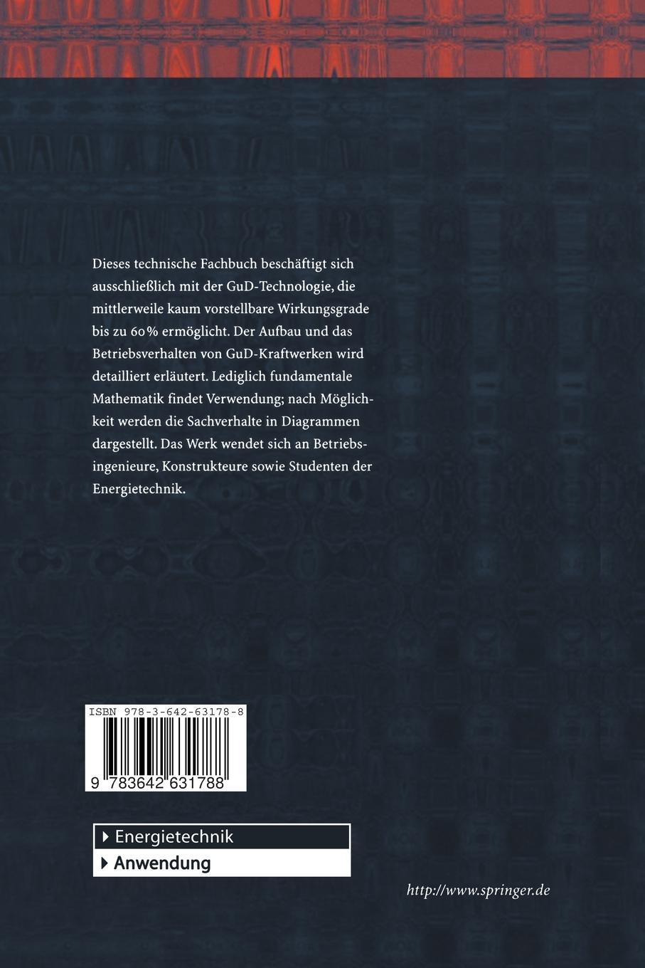 Rückseite: 9783642631788 | Kombinierte Gas- und Dampfkraftwerke | Richard Dolezal | Taschenbuch