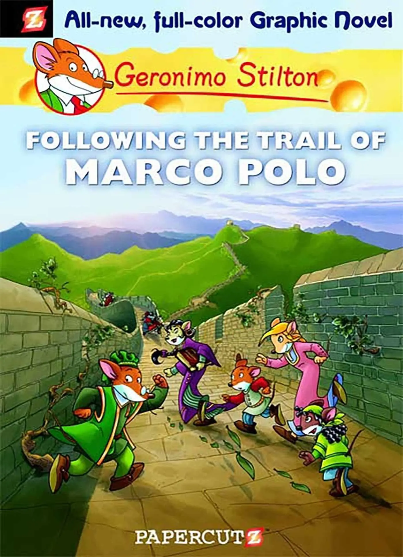 Cover: 9781597071888 | Geronimo Stilton Graphic Novels #4 | Following the Trail of Marco Polo