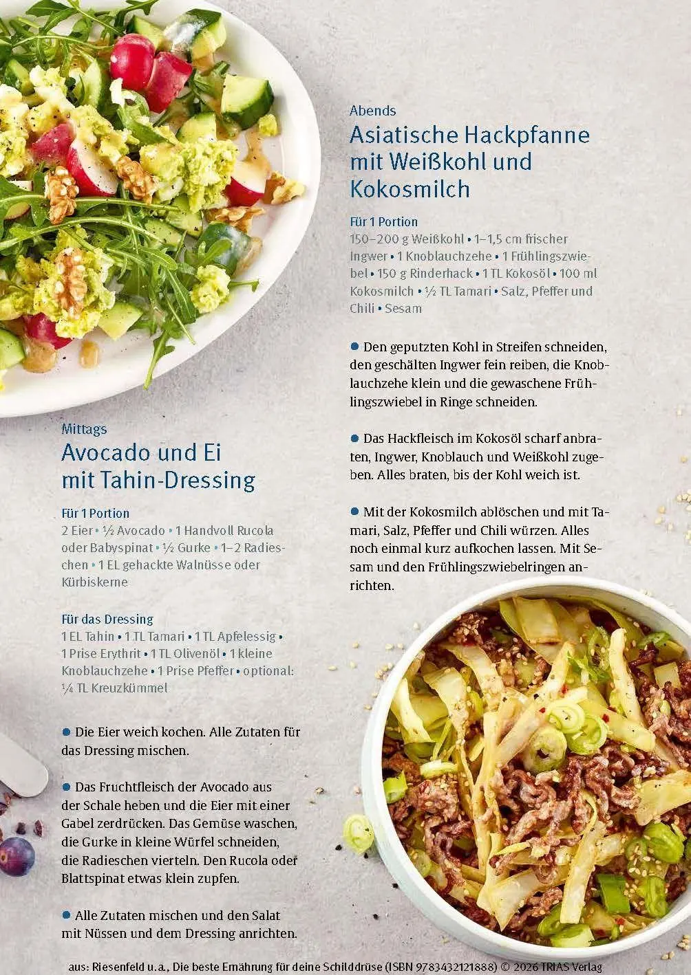 Bild: 9783432121888 | Die beste Ernährung für deine Schilddrüse | Iwonna Riesenfeld (u. a.)