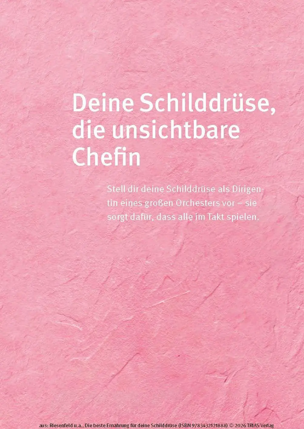 Bild: 9783432121888 | Die beste Ernährung für deine Schilddrüse | Iwonna Riesenfeld (u. a.)