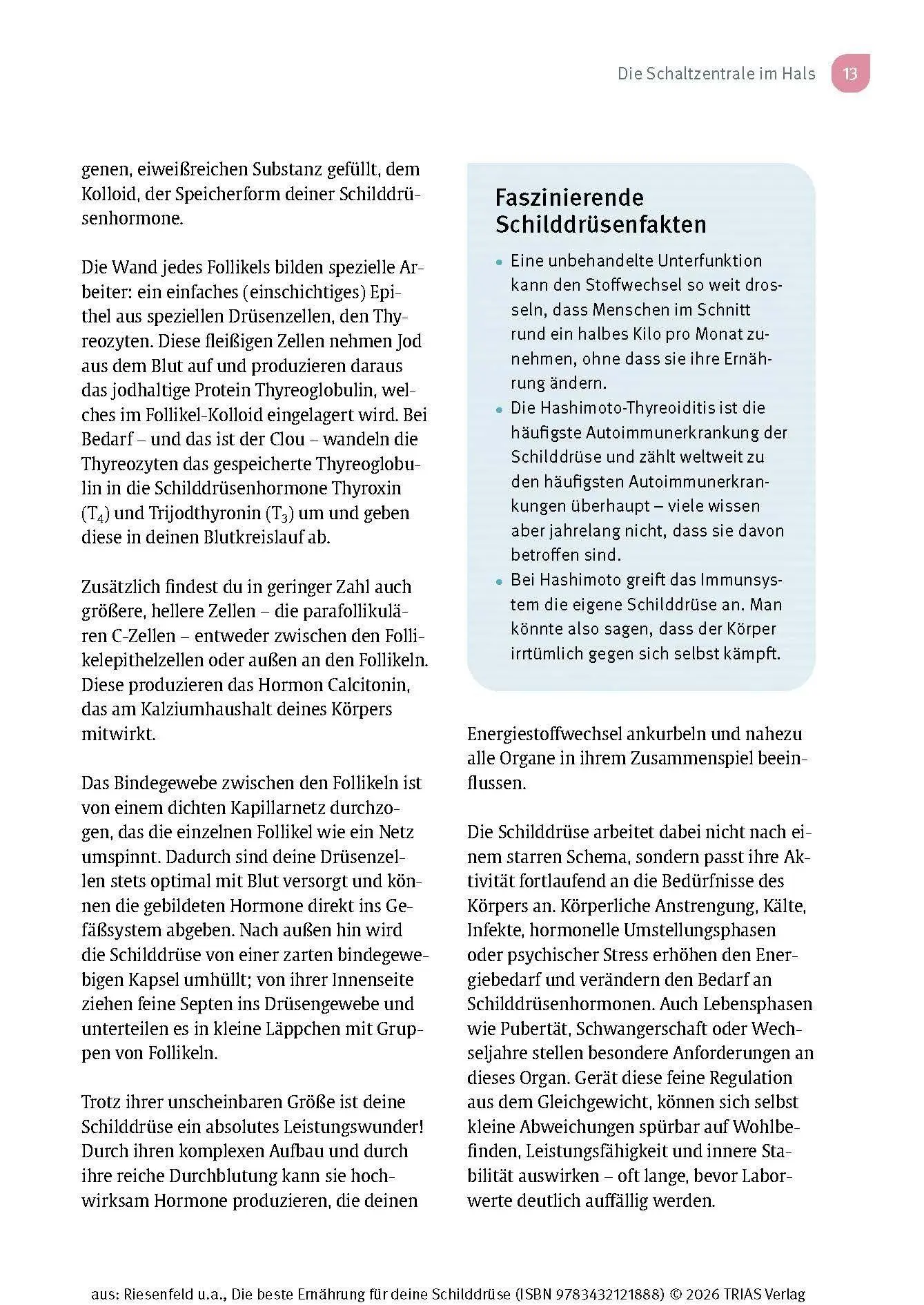 Bild: 9783432121888 | Die beste Ernährung für deine Schilddrüse | Iwonna Riesenfeld (u. a.)