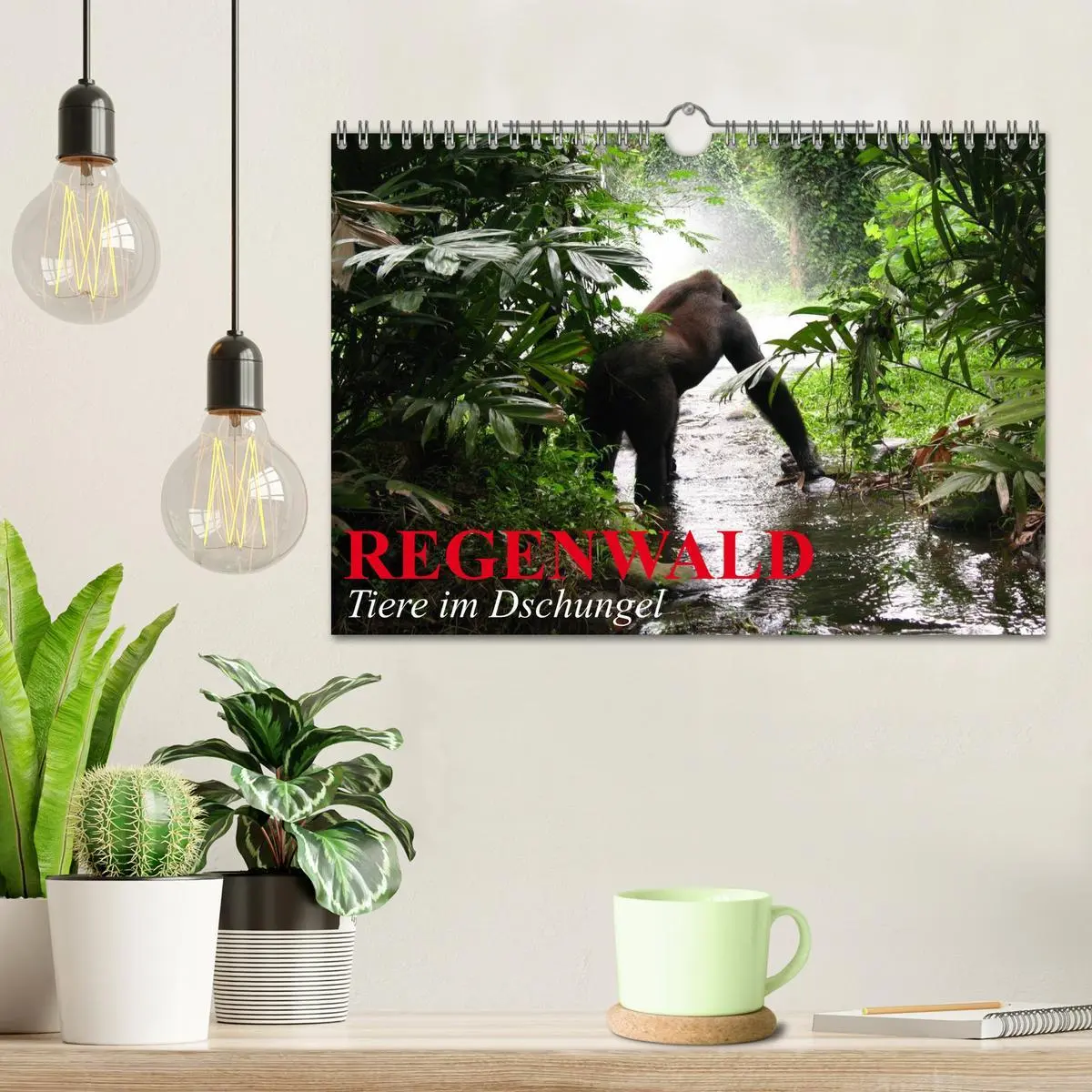 Bild: 9783516131888 | Regenwald ¿ Tiere im Dschungel (Wandkalender 2026 DIN A4 quer),...