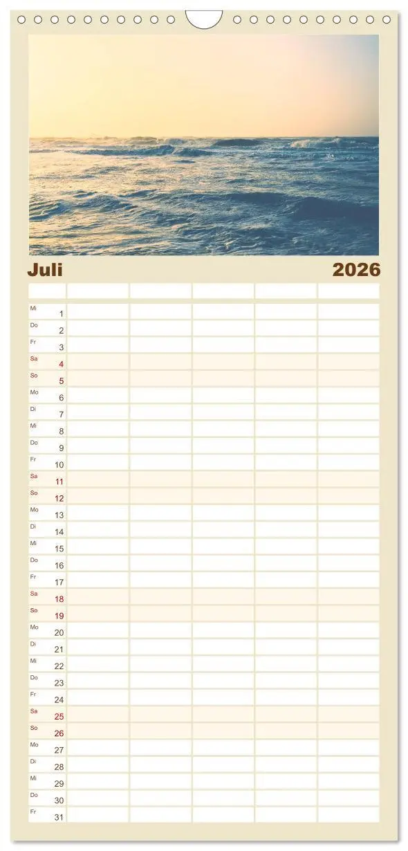 Bild: 9783516511888 | Familienplaner 2026 - Jutland - Dänemarks Nordseeküste mit 5...