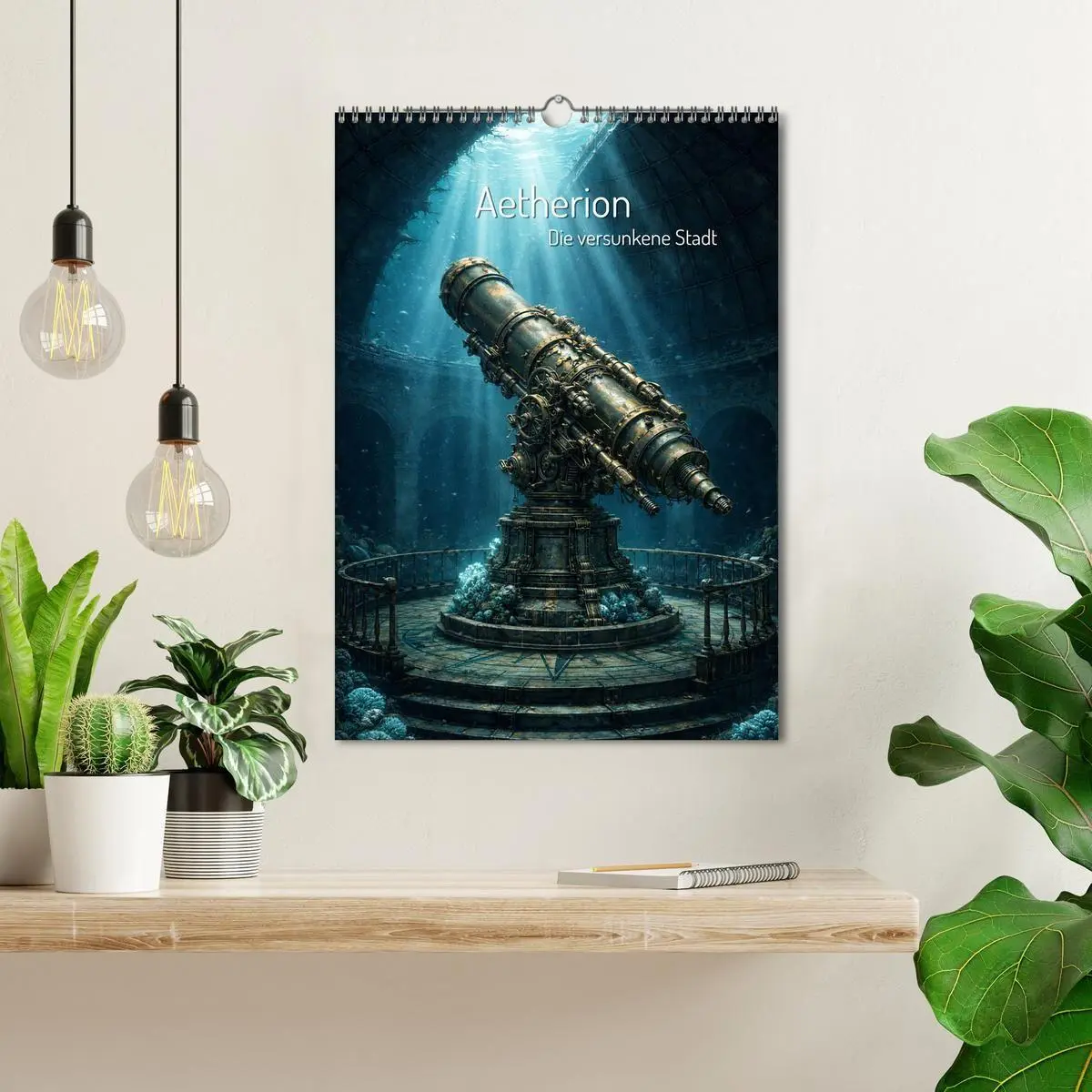 Bild: 9783516821888 | Aetherion - Die versunkene Stadt (Wandkalender 2027 DIN A3 hoch),...
