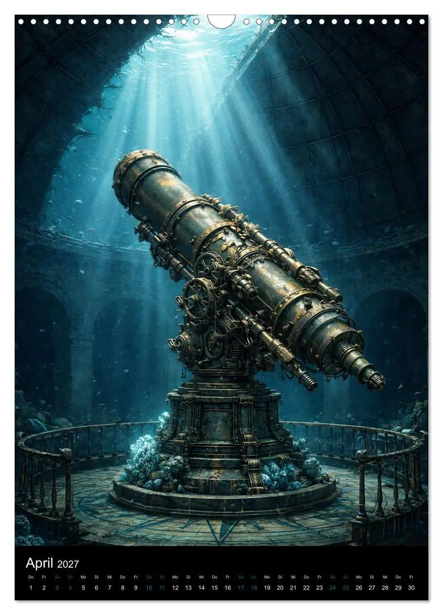 Bild: 9783516821888 | Aetherion - Die versunkene Stadt (Wandkalender 2027 DIN A3 hoch),...
