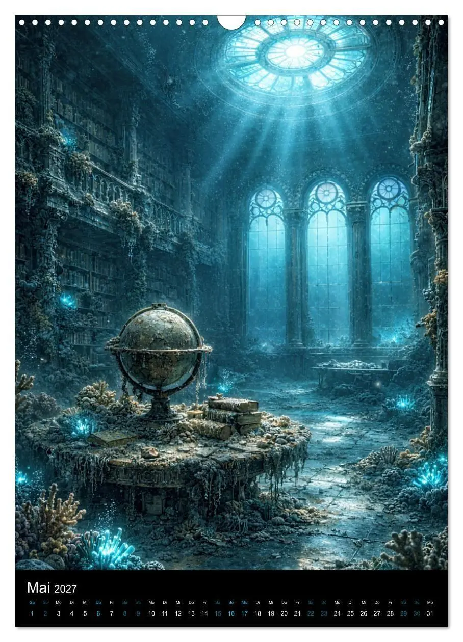 Bild: 9783516821888 | Aetherion - Die versunkene Stadt (Wandkalender 2027 DIN A3 hoch),...