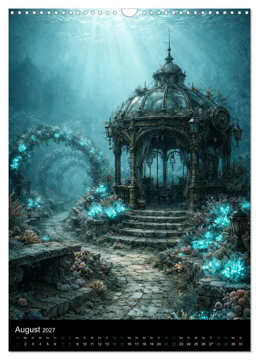 Bild: 9783516821888 | Aetherion - Die versunkene Stadt (Wandkalender 2027 DIN A3 hoch),...