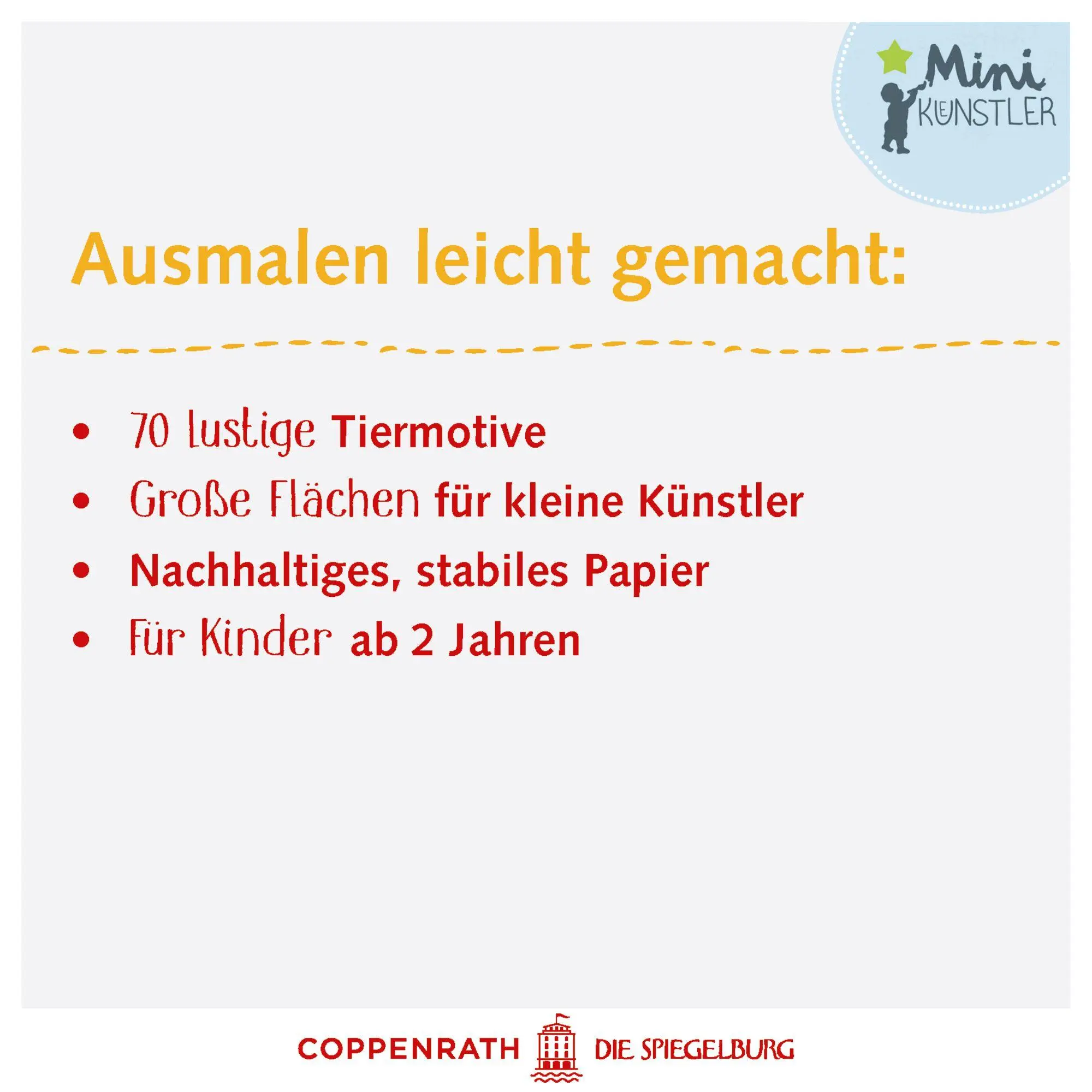 Bild: 9783649651888 | Mein allererster Ausmalspaß | 70 lustige Tiermotive | Lucie Göpfert