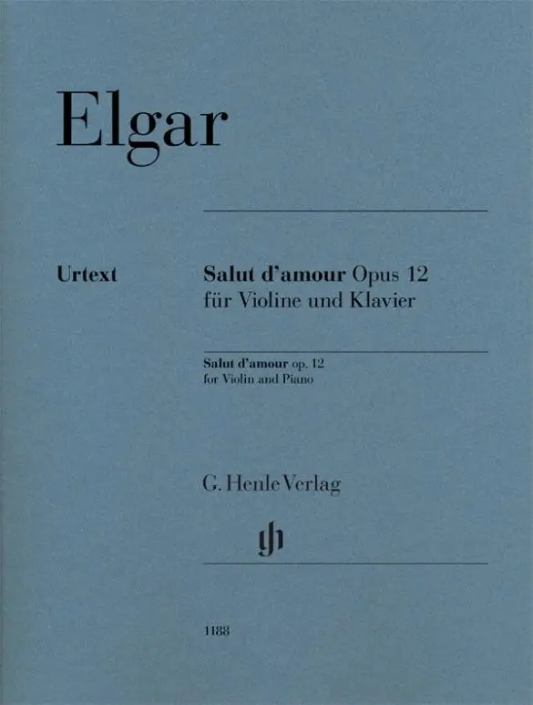 Cover: 9790201811888 | Salut d'amour op. 12 für Violine und Klavier | Rupert Marshall-Luck