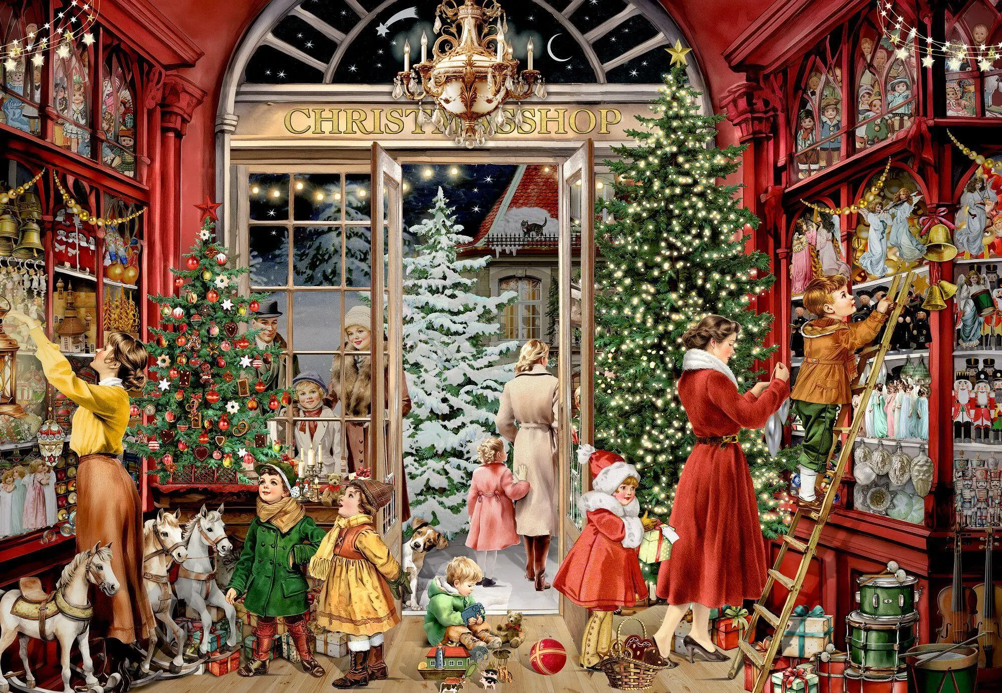 Bild: 4050003971988 | Puzzle-Adventskalender - Nostalgischer Weihnachtsladen | Barbara Behr