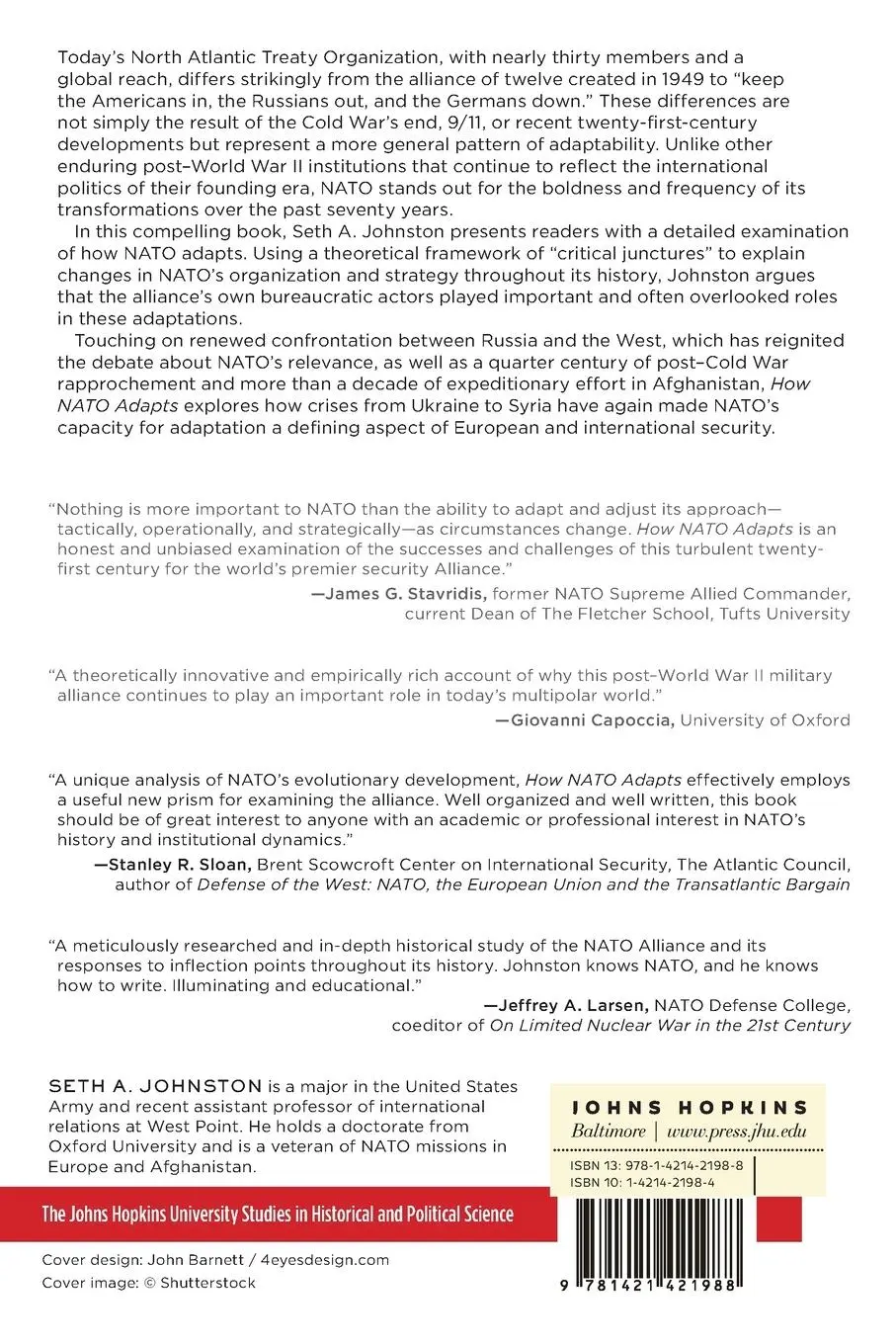 Rückseite: 9781421421988 | How NATO Adapts | Seth A Johnston | Taschenbuch | Englisch | 2017