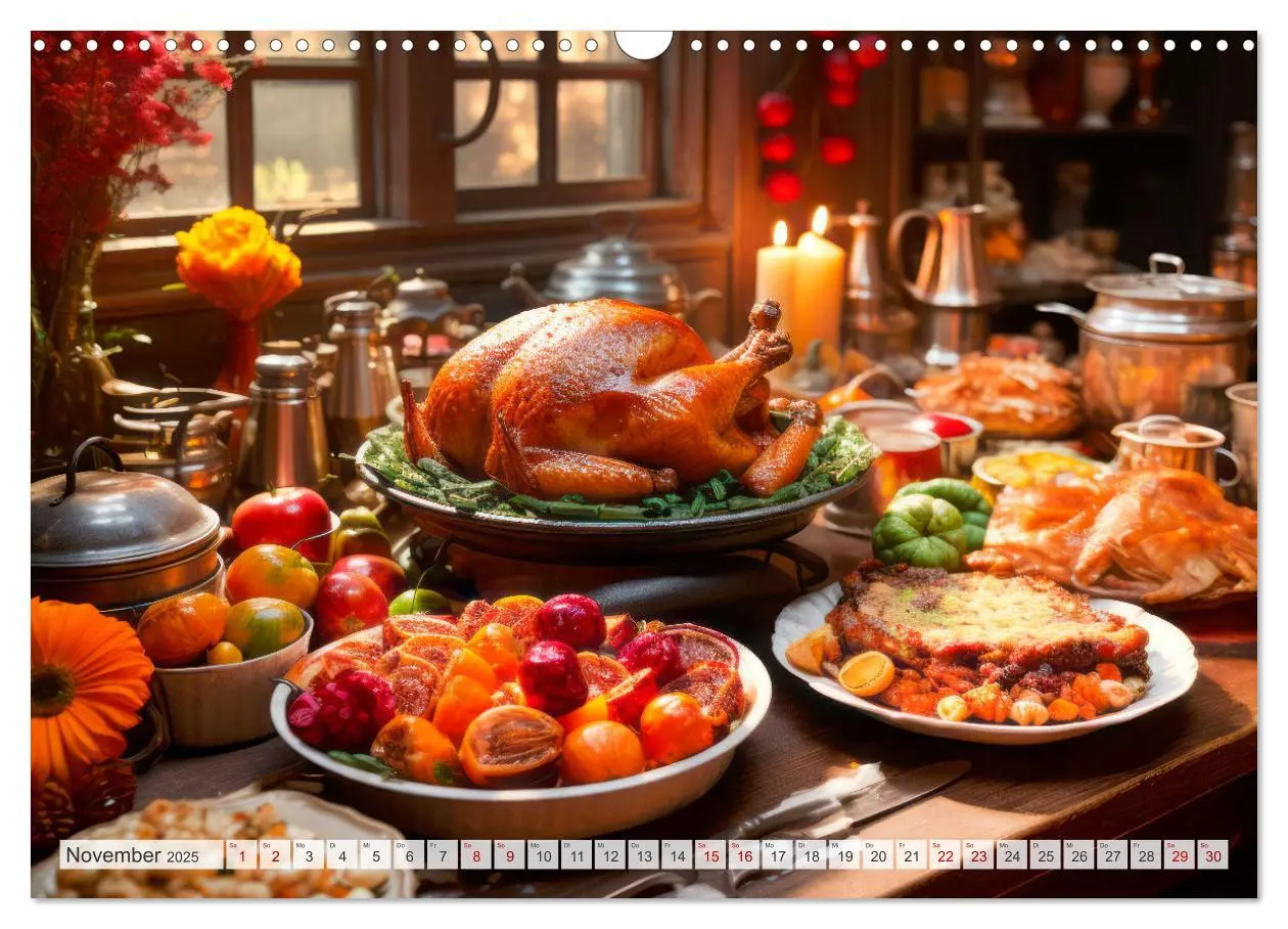 Bild: 9783383851988 | Ein Jahr voller Genuss (Wandkalender 2025 DIN A3 quer), CALVENDO...
