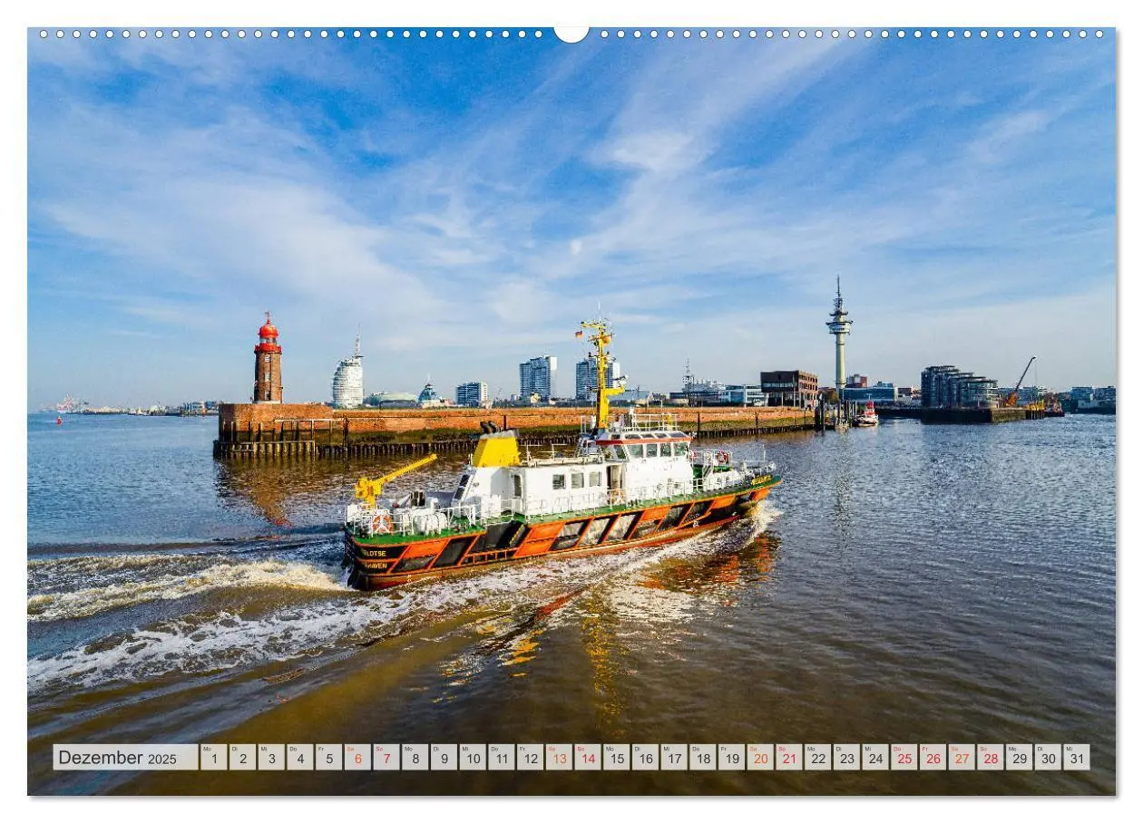 Bild: 9783435181988 | Bremerhaven Stadtansichten (Wandkalender 2025 DIN A2 quer),...