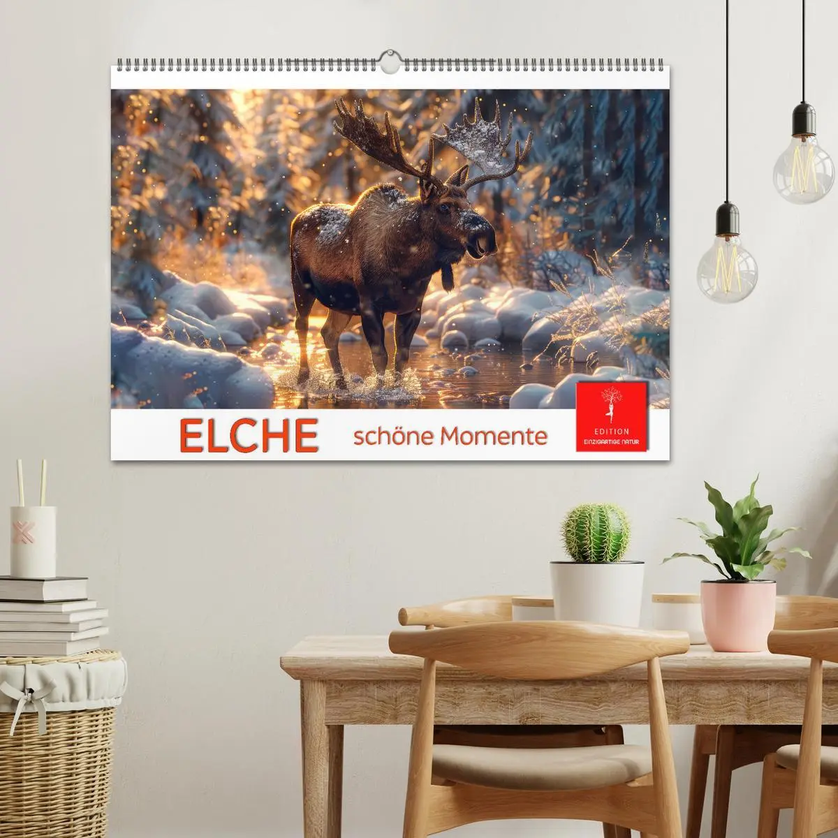 Bild: 9783457411988 | Elche - schöne Momente (Wandkalender 2026 DIN A2 quer), CALVENDO...
