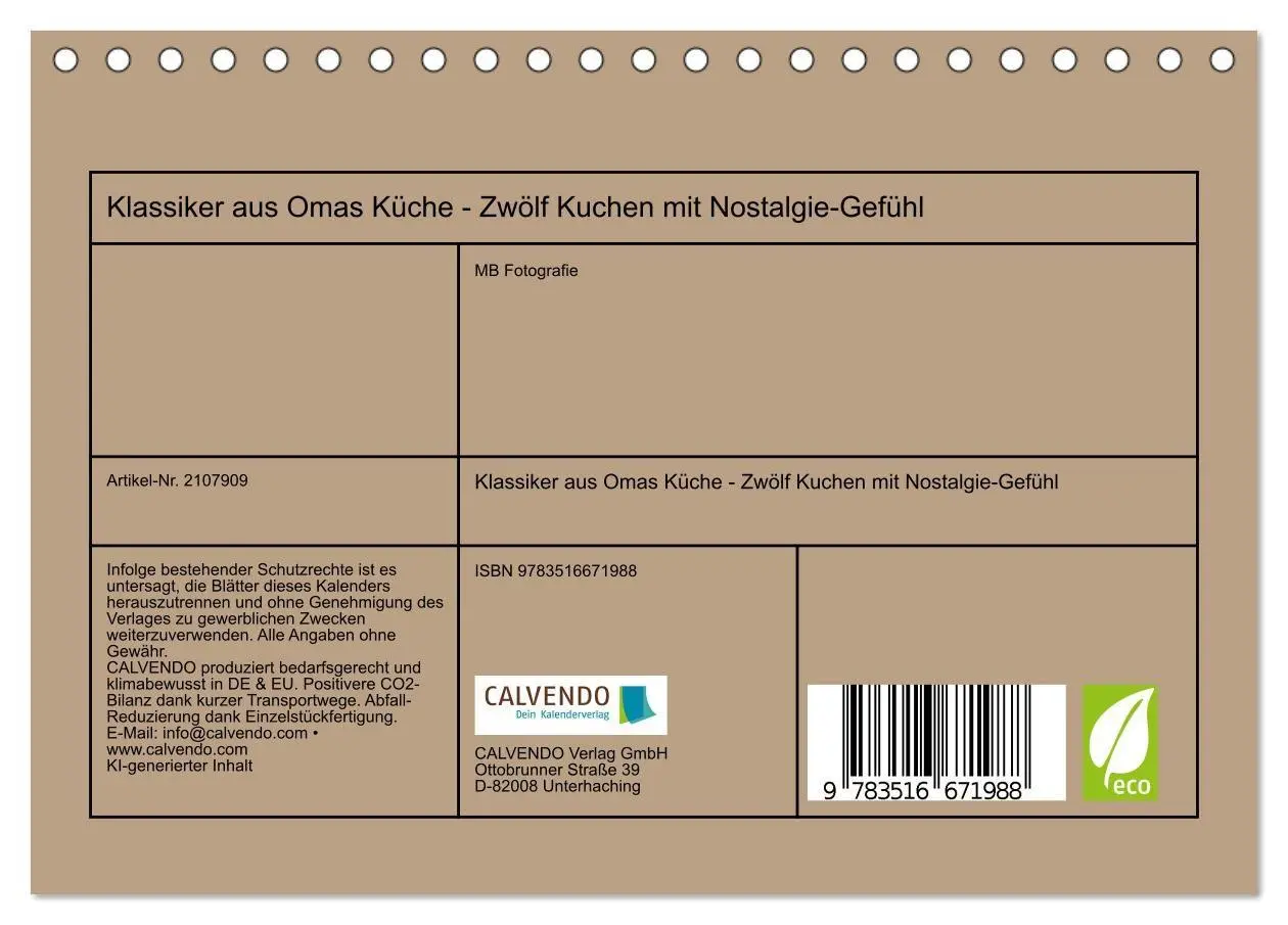 Bild: 9783516671988 | Klassiker aus Omas Küche - Zwölf Kuchen mit Nostalgie-Gefühl...