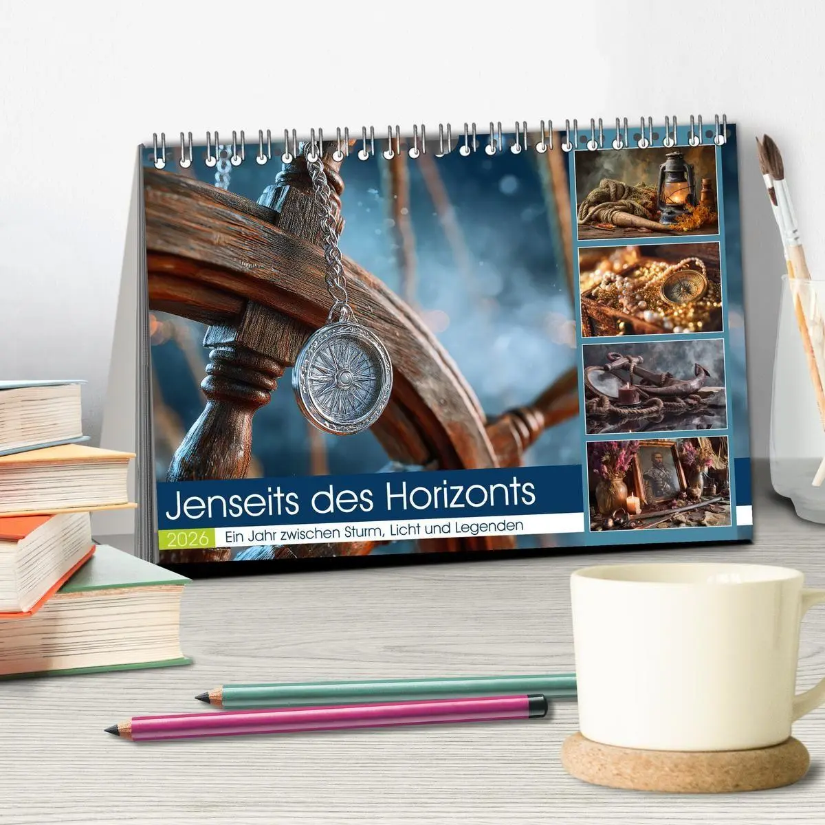 Bild: 9783516741988 | Jenseits des Horizonts (Tischkalender 2026 DIN A5 quer), CALVENDO...