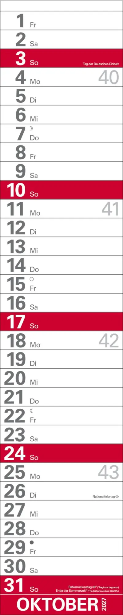 Bild: 9783819301988 | XXL Planer Großdruck rot 2027 | Verlag Korsch | Kalender | 13 S.