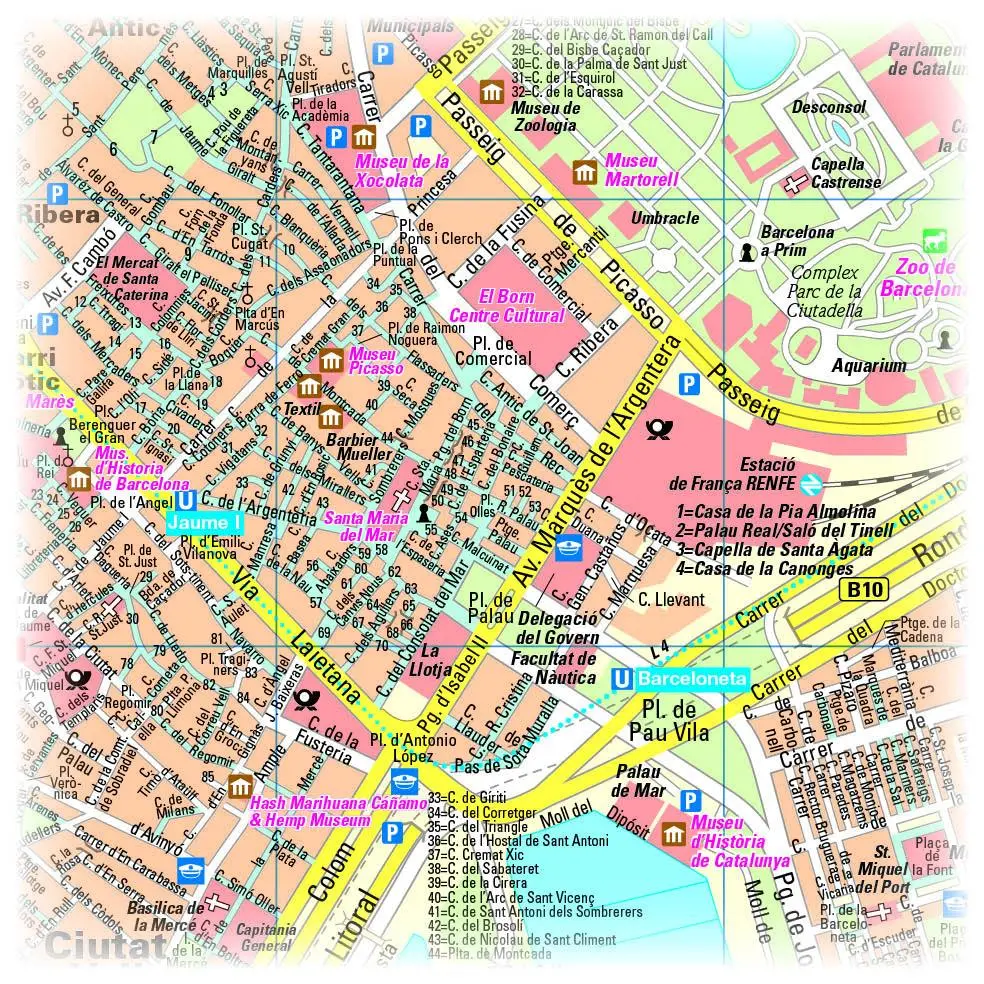 Bild: 9783961321988 | Barcelona 11.000 | (Land-)Karte | Stadtplan (PUBLICPRESS) | Deutsch
