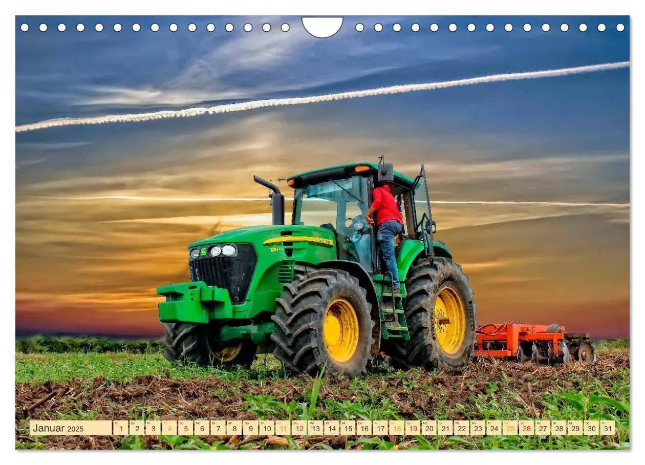 Bild: 9783435382088 | Landwirtschaft - Hightech und Handarbeit (Wandkalender 2025 DIN A4...