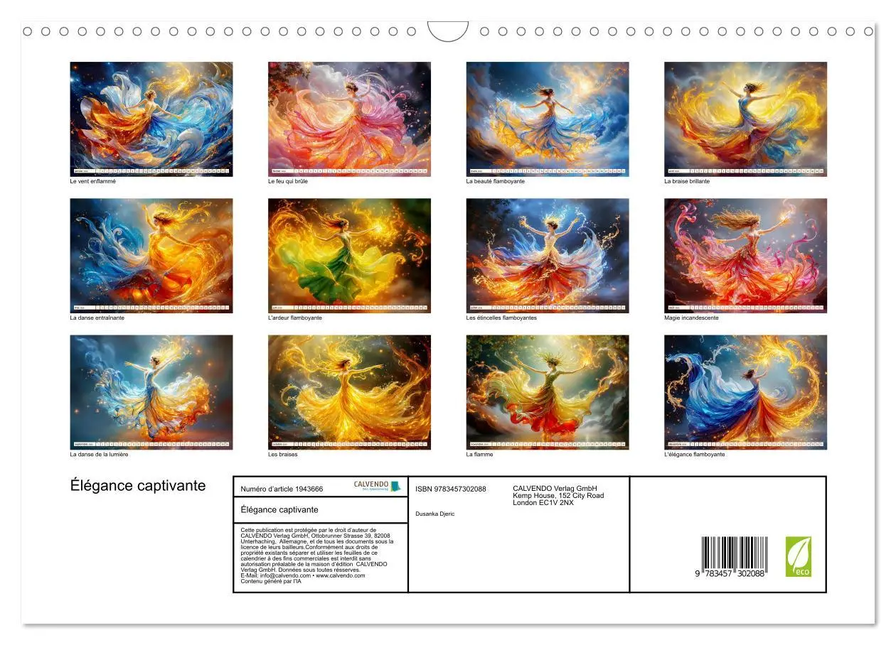 Bild: 9783457302088 | Élégance captivante (Calendrier mural 2026 DIN A3 vertical),...