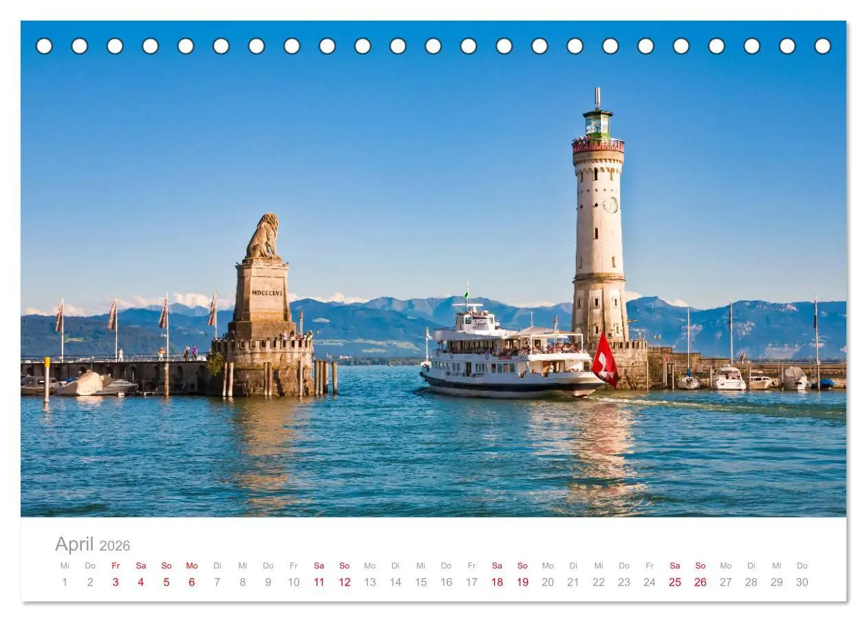 Bild: 9783457782088 | BODENSEE Drei Länder - ein See (Tischkalender 2026 DIN A5 quer),...