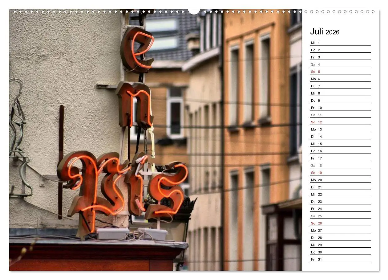 Bild: 9783516012088 | 300mm - Brüssel (Wandkalender 2026 DIN A2 quer), CALVENDO...
