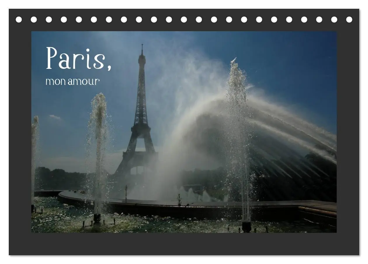 Cover: 9783516182088 | Paris, mon amour (Tischkalender 2026 DIN A5 quer), CALVENDO...