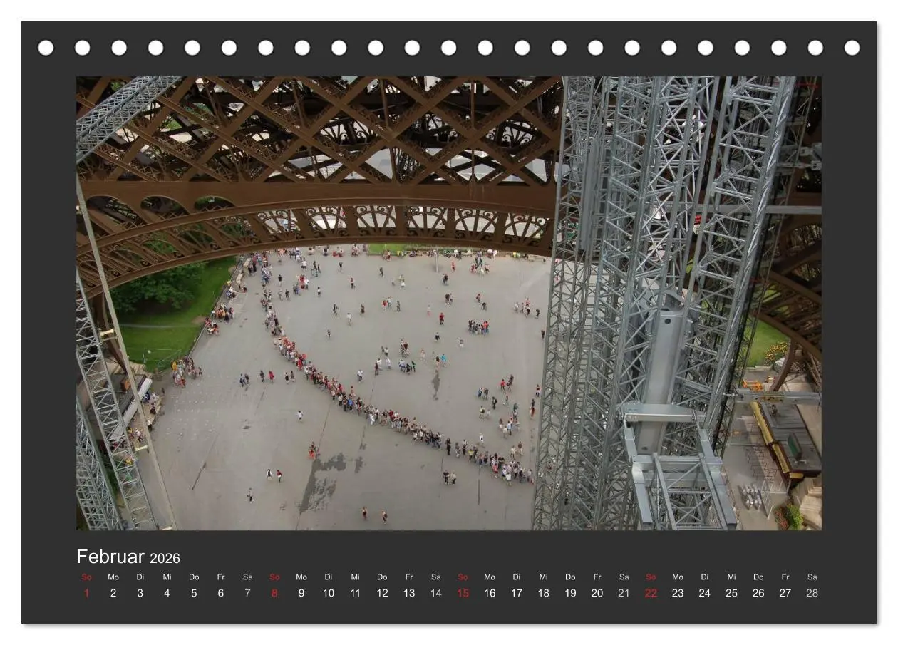 Bild: 9783516182088 | Paris, mon amour (Tischkalender 2026 DIN A5 quer), CALVENDO...