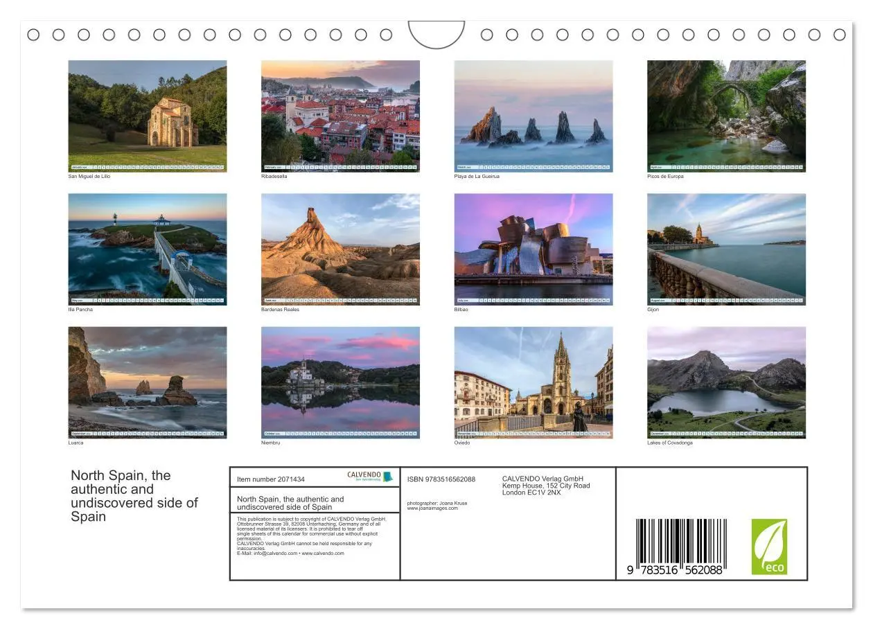 Bild: 9783516562088 | North Spain, the authentic and undiscovered side of Spain (Wall...