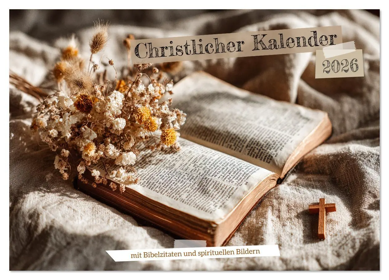 Cover: 9783516632088 | Christlicher Kalender mit Bibelzitaten und spirituellen Bildern...