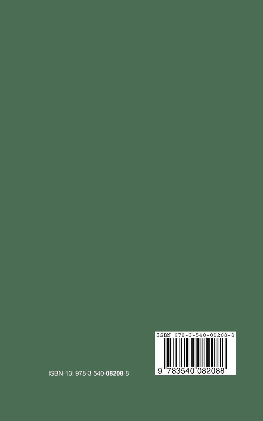Rückseite: 9783540082088 | Meere und Länder im Wechsel der Zeiten | E. Thenius | Taschenbuch | x