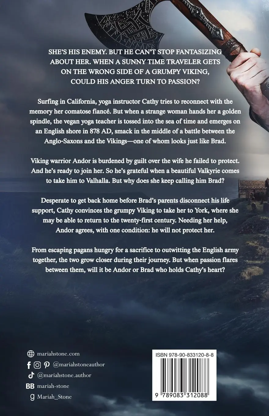Rückseite: 9789083312088 | Viking's Claim | A Viking time travel romance | Mariah Stone | Buch
