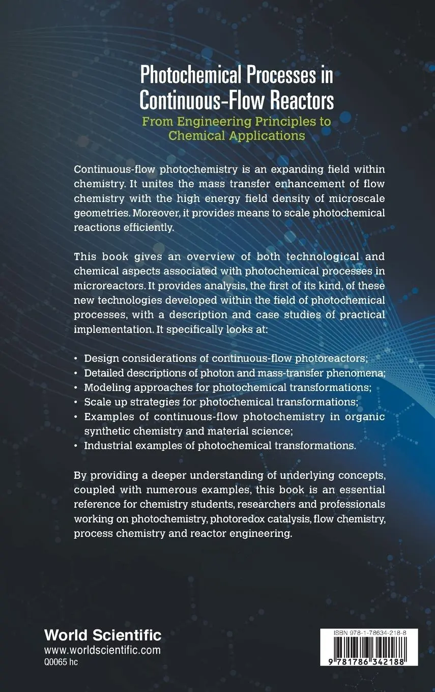 Rückseite: 9781786342188 | PHOTOCHEMICAL PROCESSES IN CONTINUOUS-FLOW REACTORS | Timothy Noel