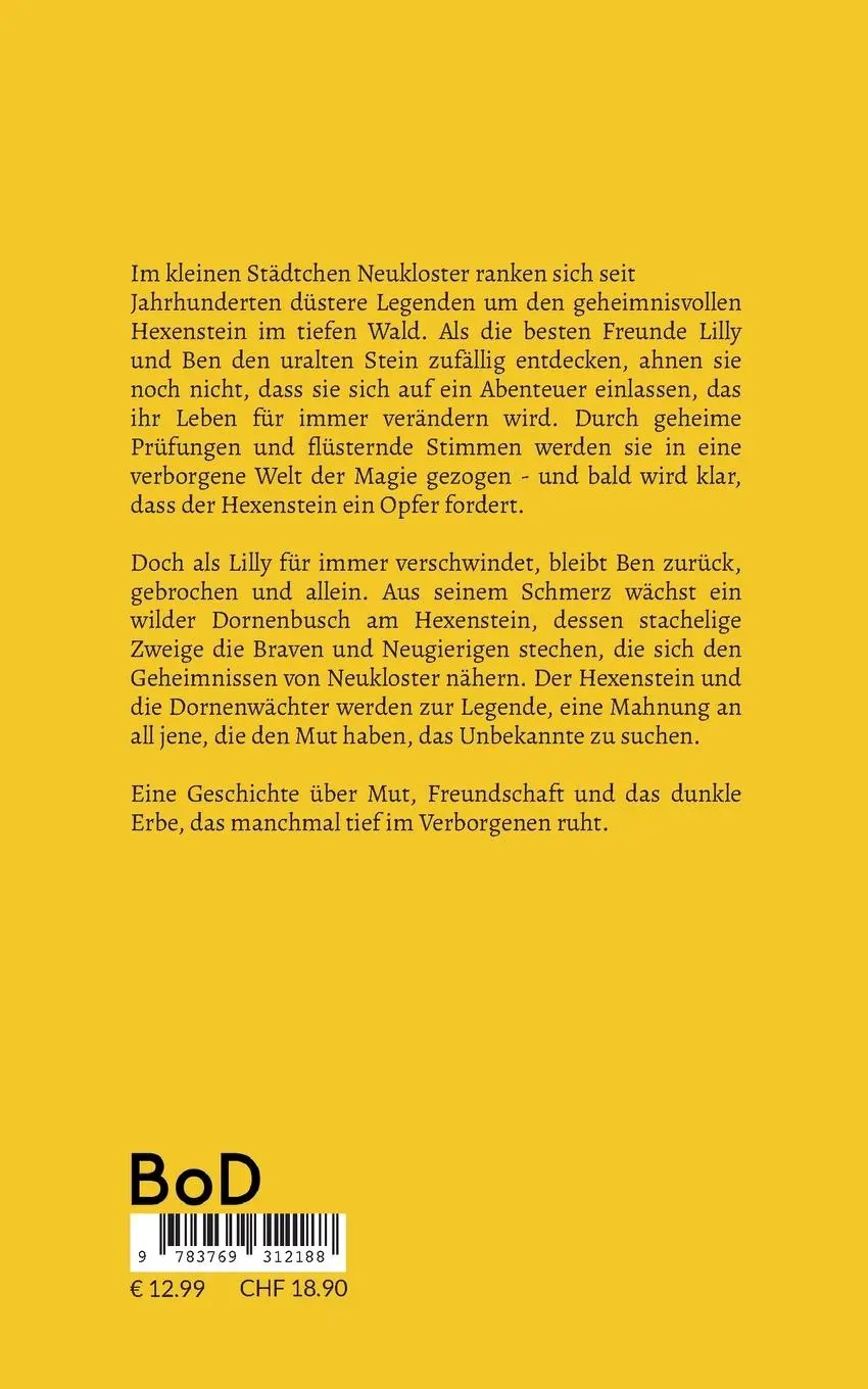 Rückseite: 9783769312188 | Das Geheimnis von Neukloster | Der Hexenstein und die Dornenwächter
